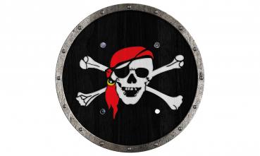 Rundschild Pirat